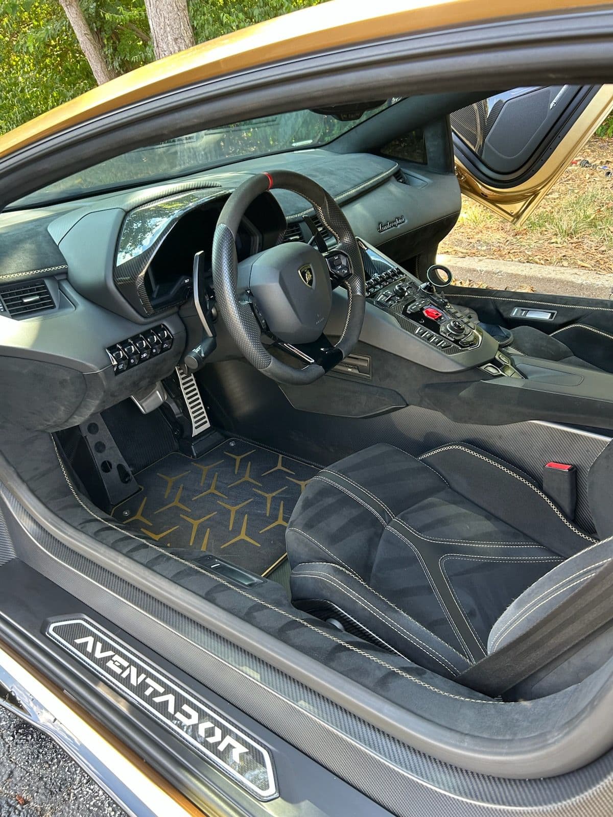Project Stunning Lamborghini Interior Detail Transformation image