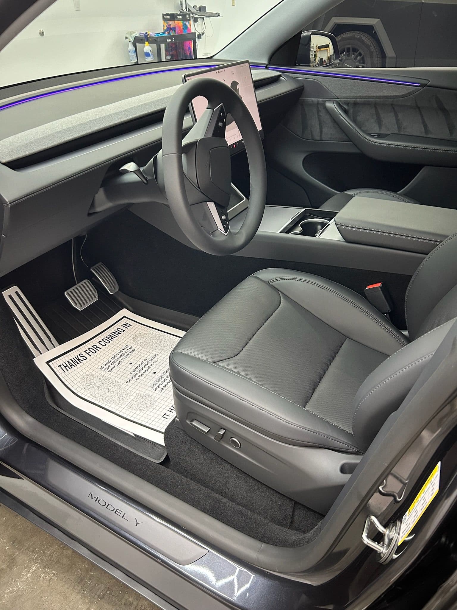 Tesla Model Y Interior Expertly Detailed in Carmel image